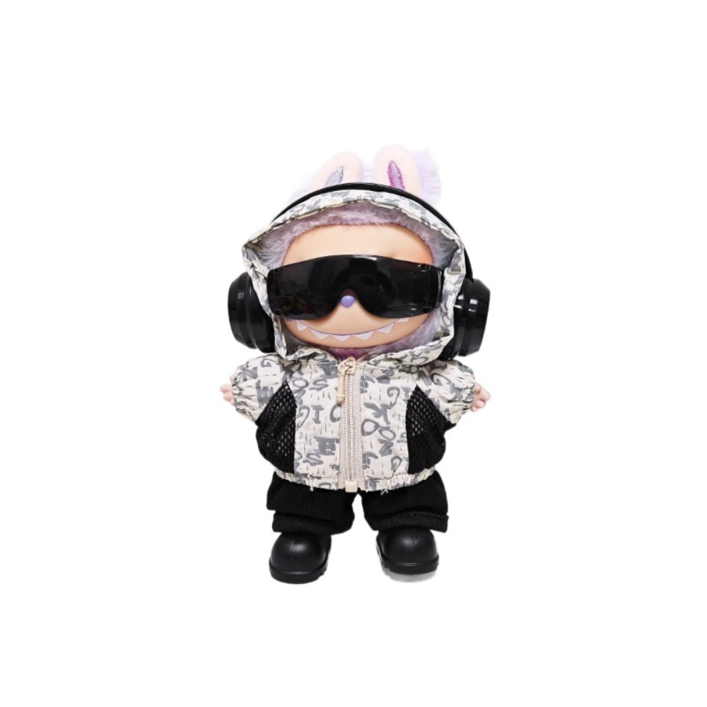 Party Games 15 In 1 - For 15/17CM Labubu Doll Clothes Hooded