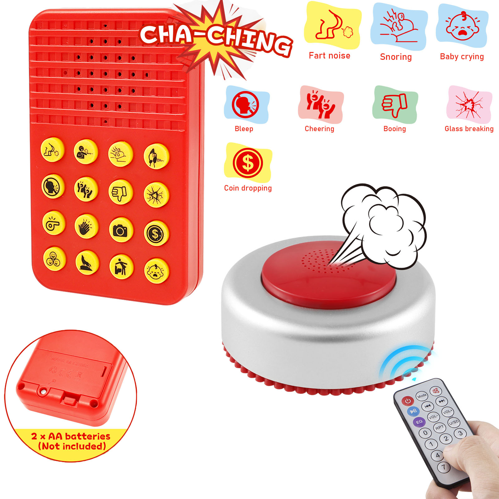 Party Games Easter - Funny Sound Effects Machine Remote Fart