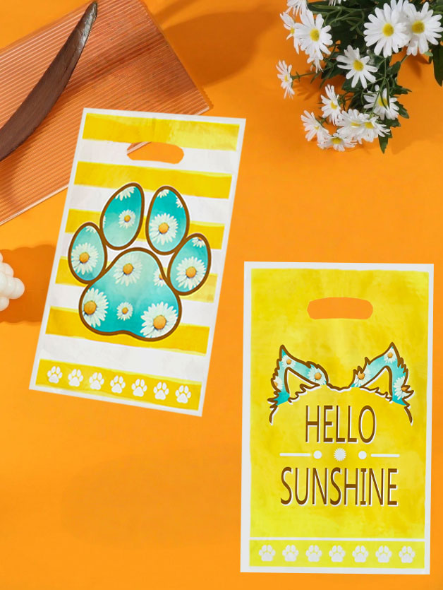 Party Games At Wedding - 20Pcs/40Pcs Dog Paw Pattern, Hello Sunshine