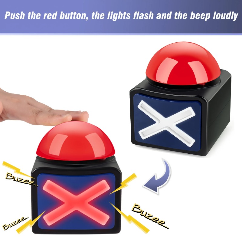Party Games Easter - Glitter Cheer Tools Light-Up Sound Buzzer