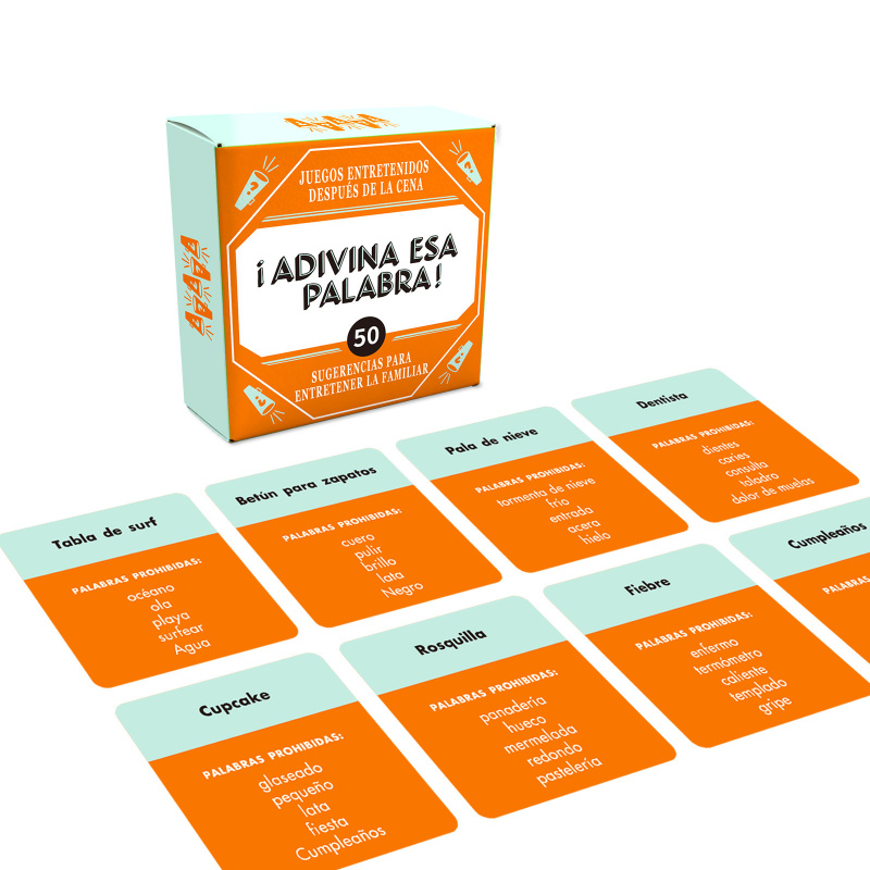 Party Games New Year - Spanish Word Guessing Board Game –