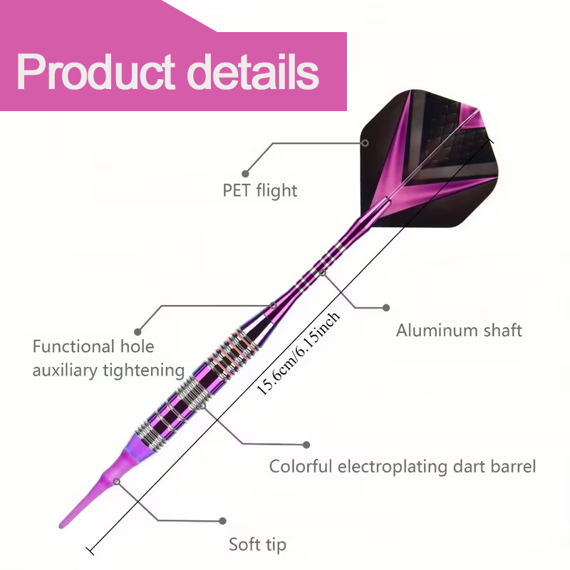 TRALOW Soft Tip Darts Set-with - Party Games Competition ulasan dan harga