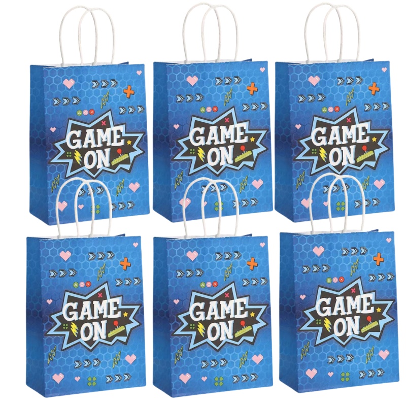 6/24Pcs Video Game on Theme Pa - Party Games Easter ulasan dan harga