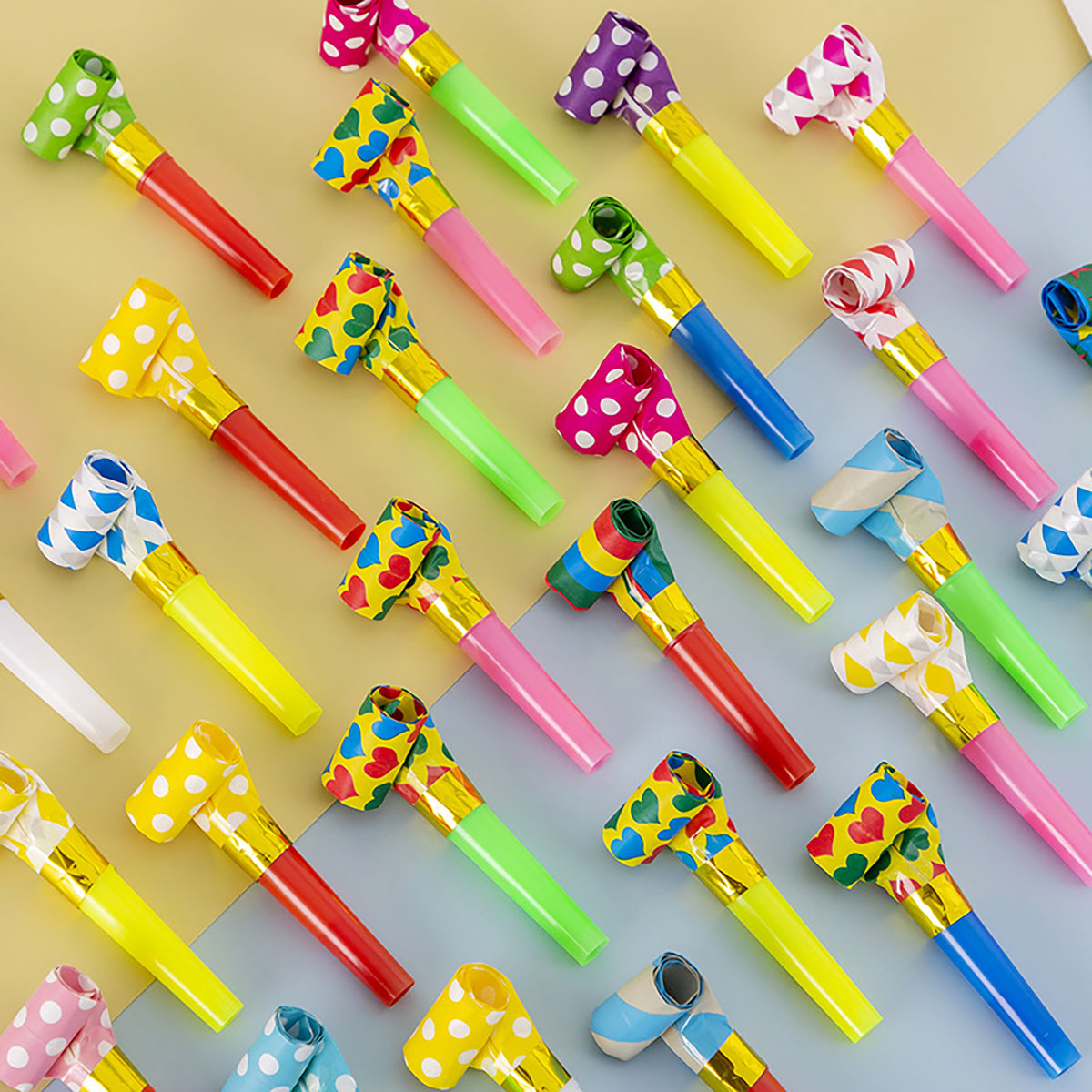 30PCS Colorful Whistles Toy Fu - Party Games Easter ulasan dan harga