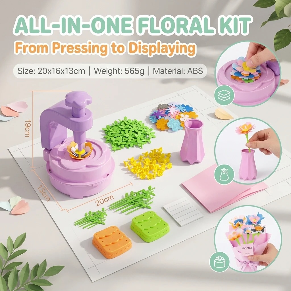 New Flower Press Craft Toy – C - Party Games New Year ulasan dan harga