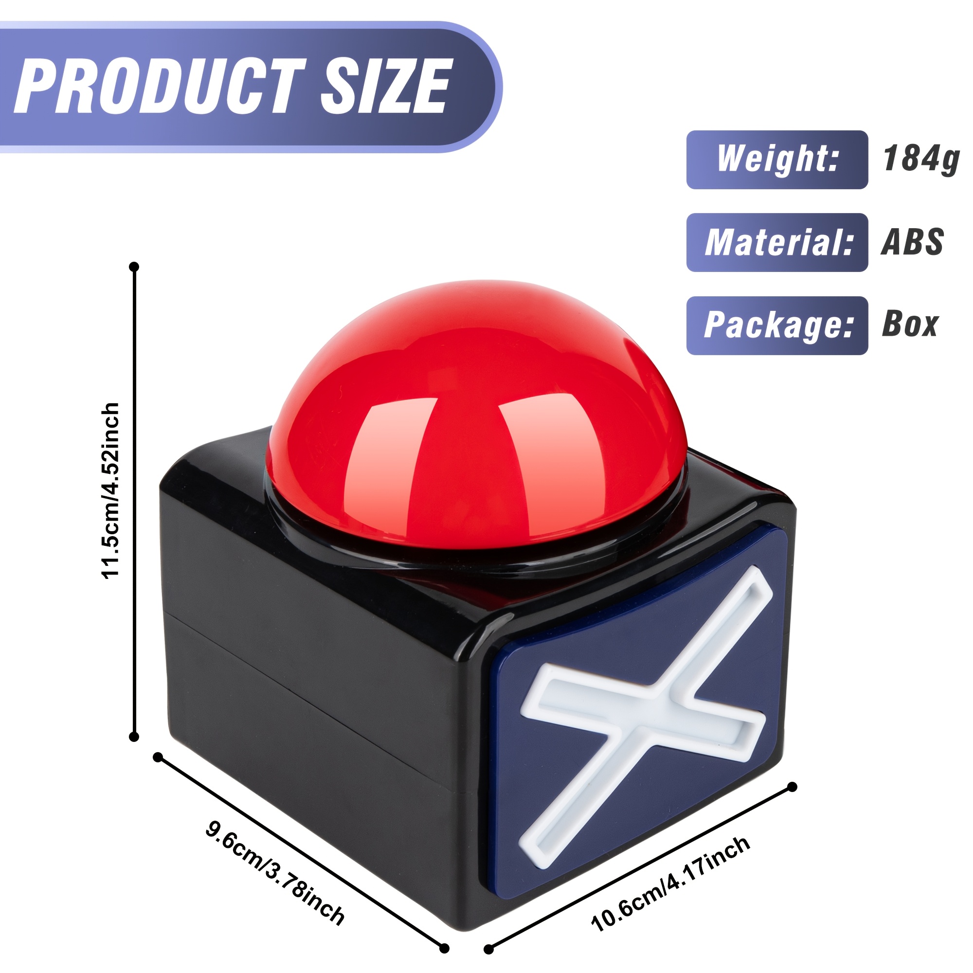 Black and Red Light-Up Sound B - Party Games Easter ulasan dan harga