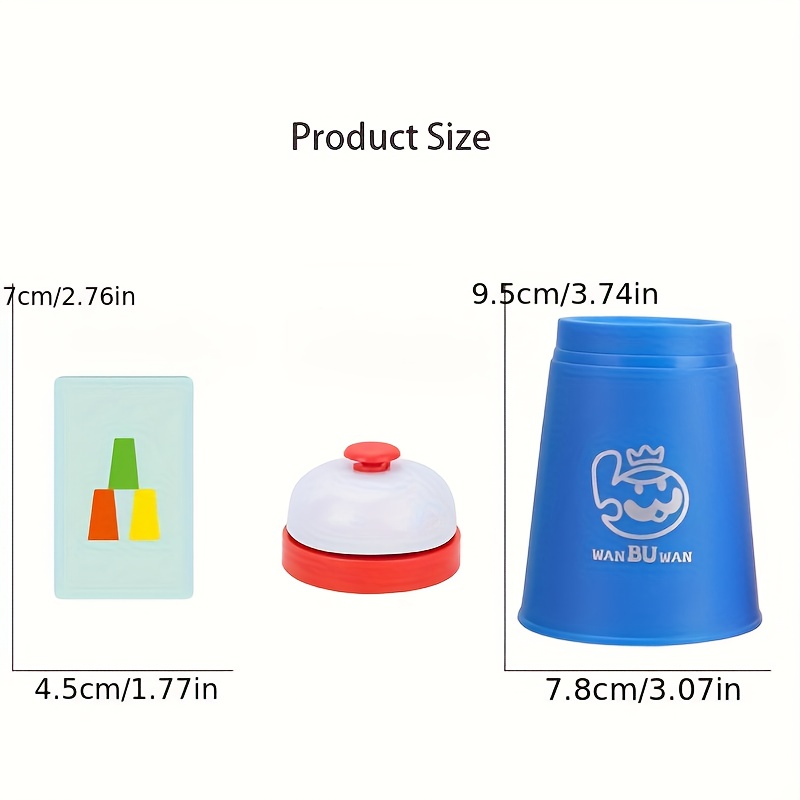 Speed Stacking Cup Set With 12 - Party Games Competition ulasan dan harga