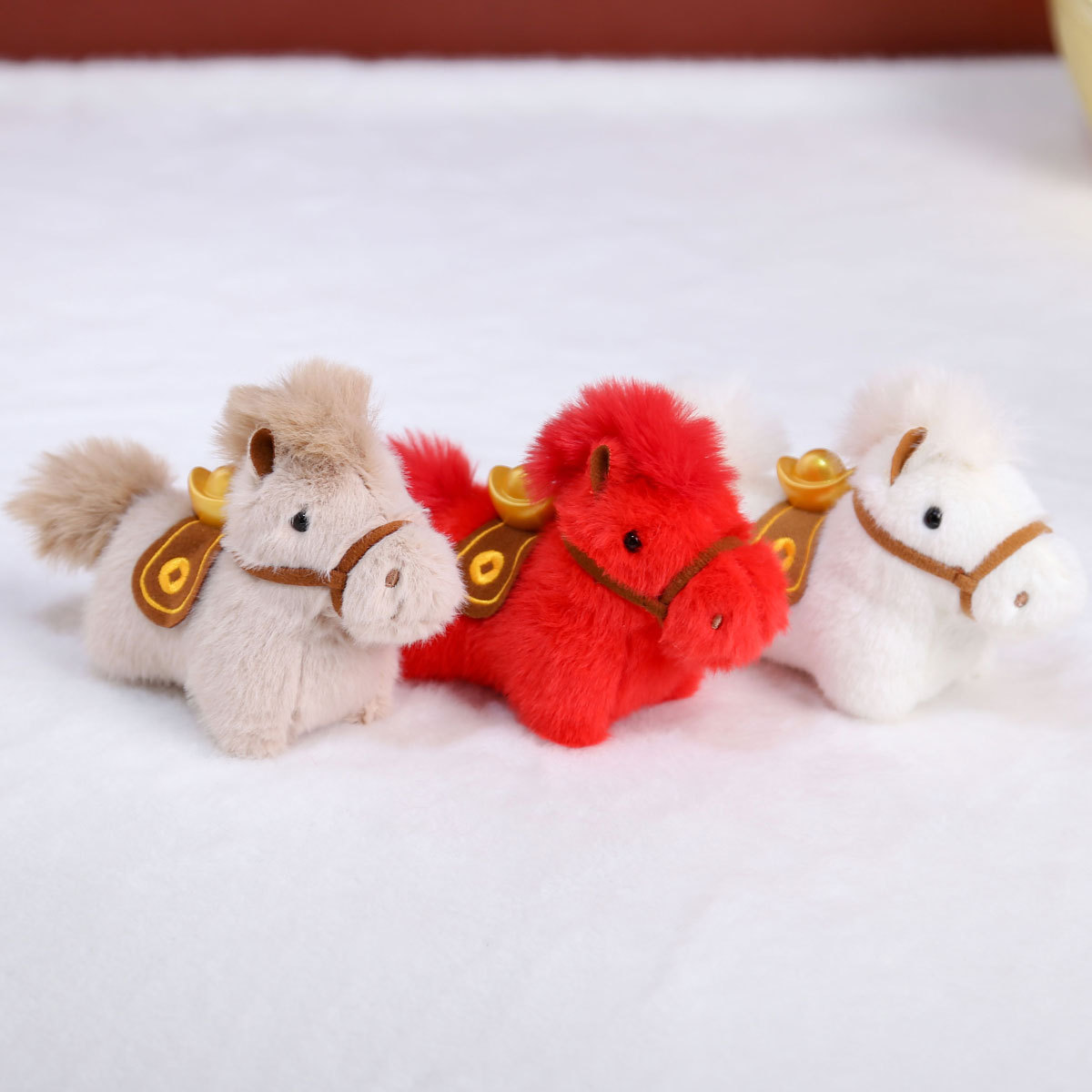 Year of Horse Mascot Plush Key - Party Games New Year ulasan dan harga