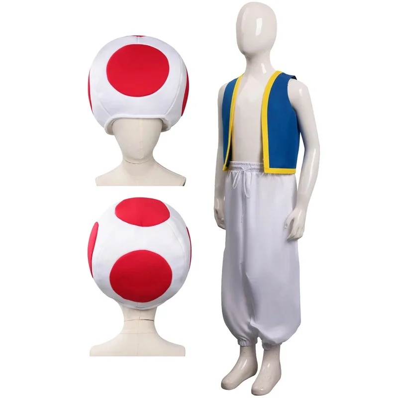 Kinopio Toad Cosplay Hat Kids  - Zelda Party Games ulasan dan harga